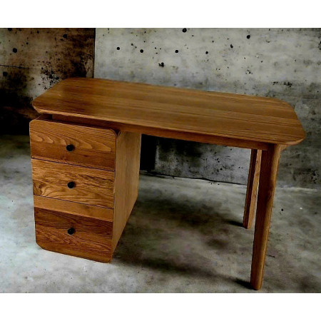 Ora Walnut : Bàn Làm Việc + 3 Ngăn Kéo Đảo Chiều